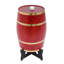 Baril de vin en bois de pin 15L / 3,96 gallons avec base et robinet, baril de vin de table rétro pour bar à domicile et réception-132063264