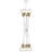 10 - Light Steel Dimmable Sputnik Modern Linear Chandelier