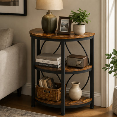 Half-Round End Table
