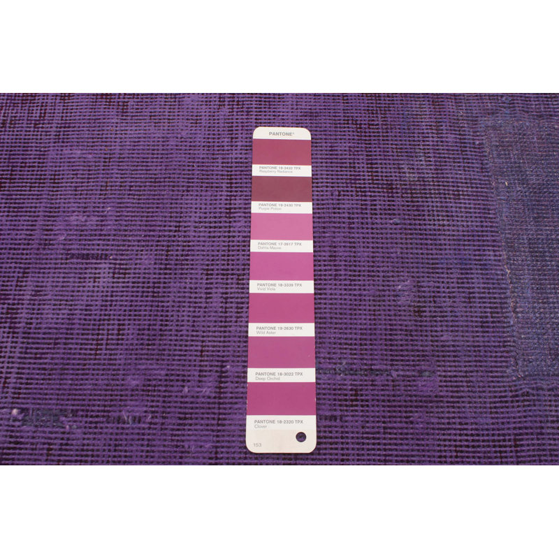 Tapis mauve à transition de couleur 5 pi 8 po x 8 pi 6 po