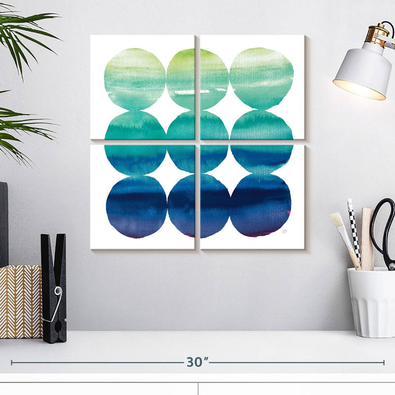 Summer Dots II, H 18 po x l 18 po