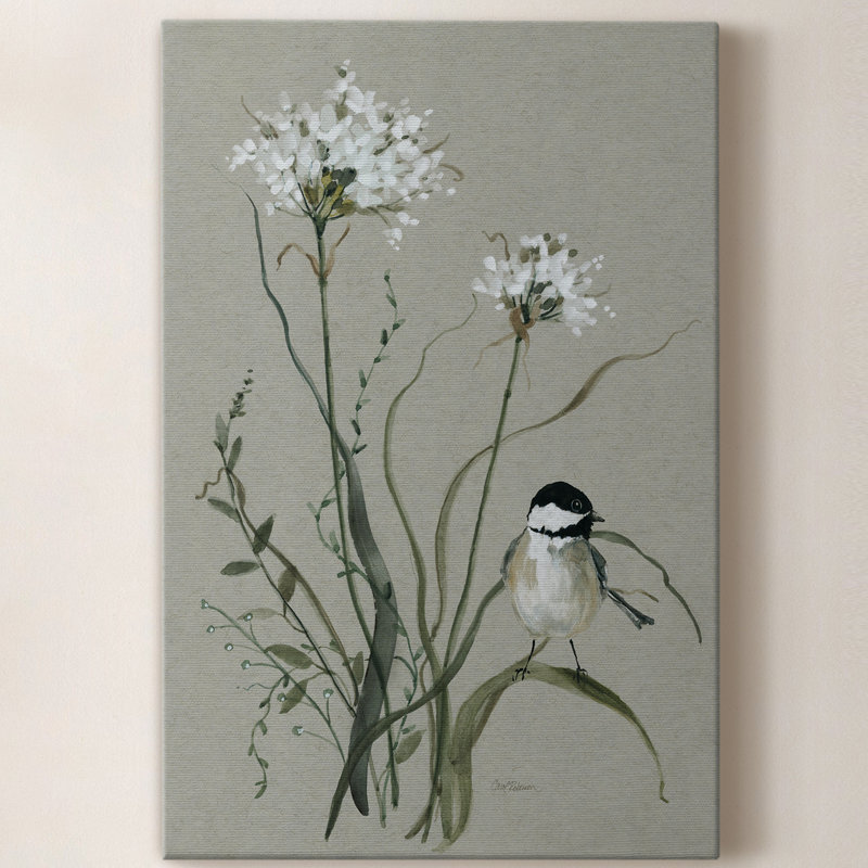 «Bouquet of Grace Bird II», reproduction sur toile tendue, H 18 po x l 12 po x P 1 po