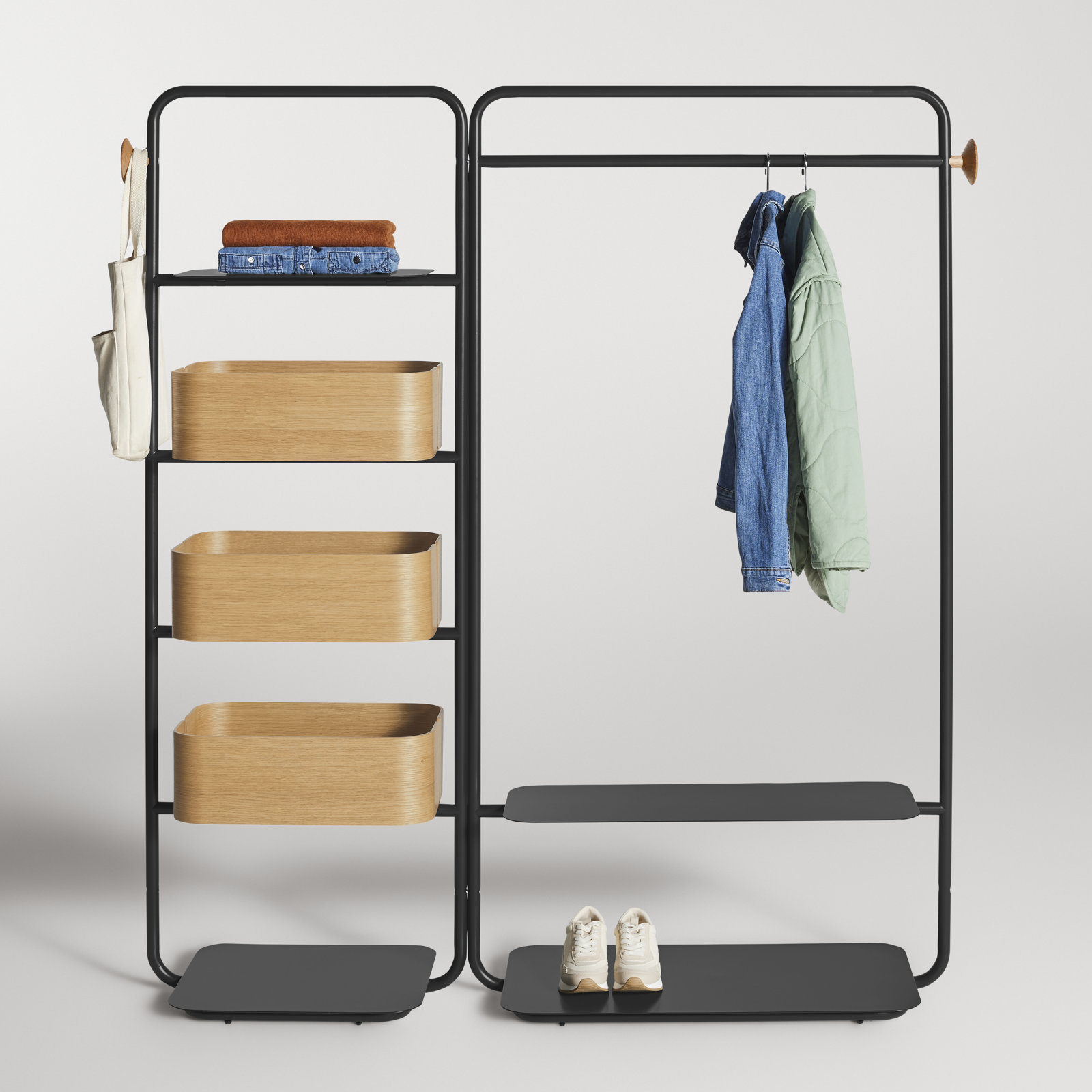 Garden Party Freestanding Clothing Rack, Oblivion