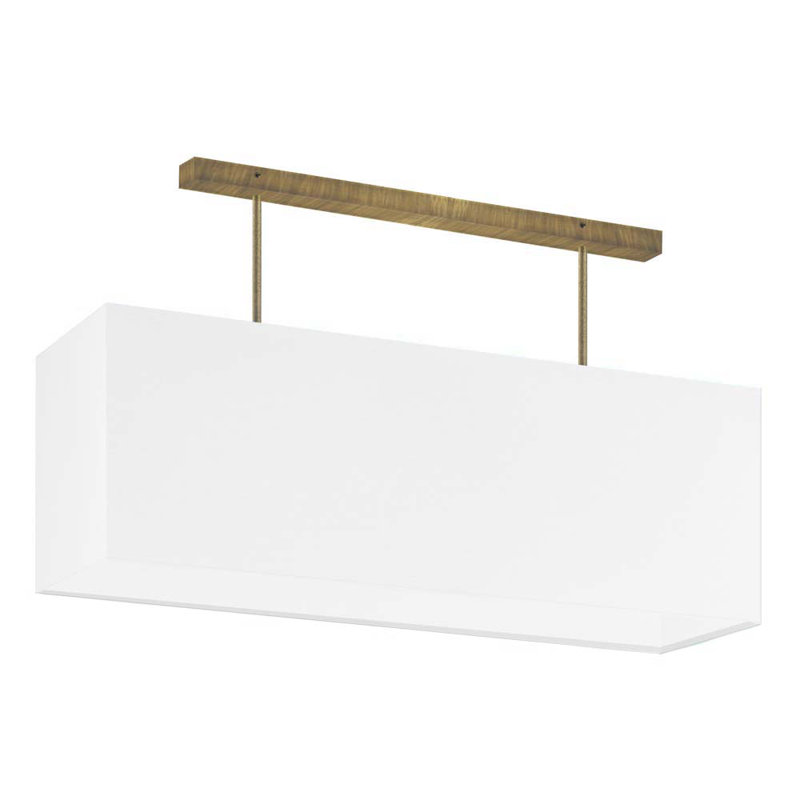 Decoda 2 - Light Kitchen Island Pendant, White, Brown