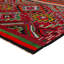 Red Vintage Flatweave Wool Turkish Kilim - 6'7"" x 11'6""