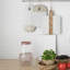 Charon Honey Mini Hexa White Glossy 3D Tile Stickers 28 x 20cm