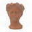 D6x9" Visage Head Bust Planter, Brown-545991345