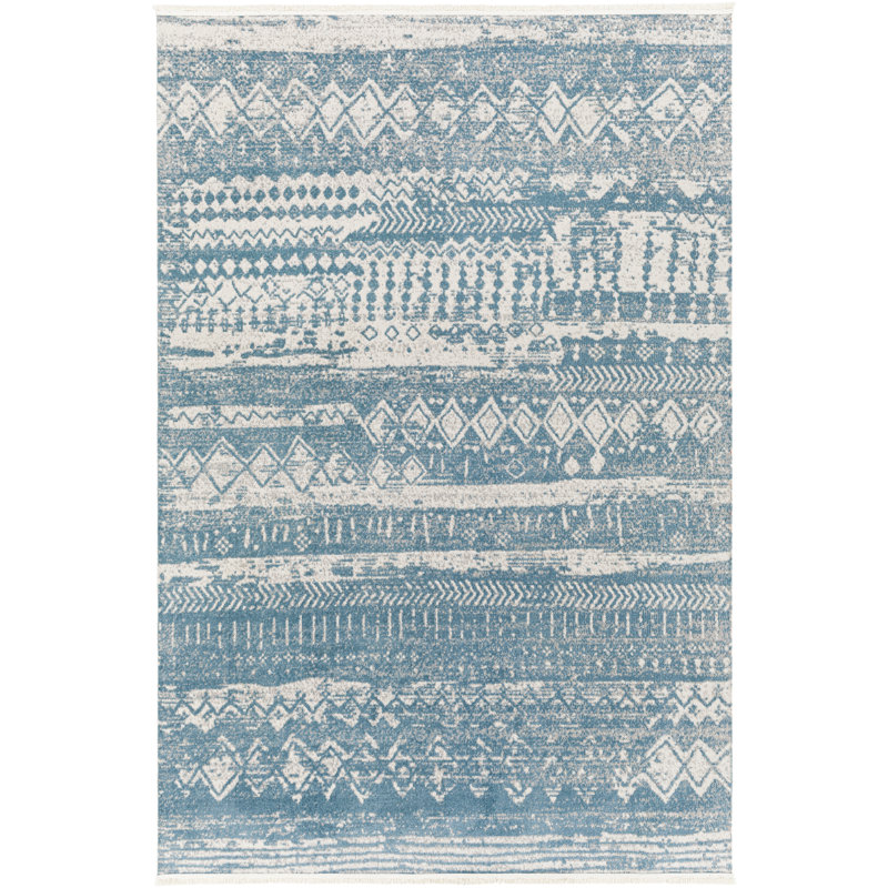 Swampscott Washable Moroccan Indoor Rug, Rectangle 9'3" x 12'