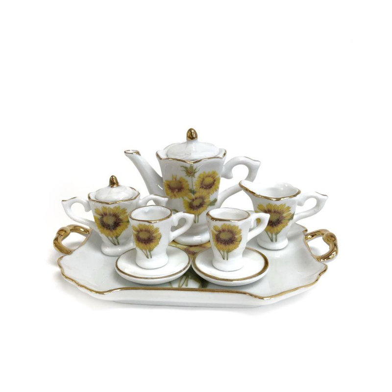 Service à thé en porcelaine Eberle pour 2 personnes