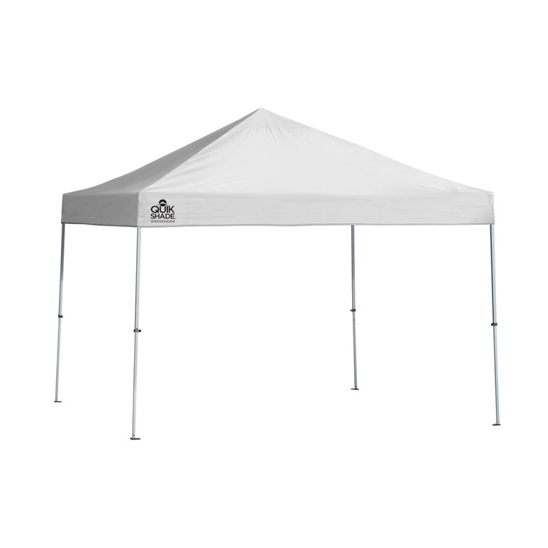 Tente pliante Weekender Elite à pieds droits, L 129 po x P 129 po, Blanc