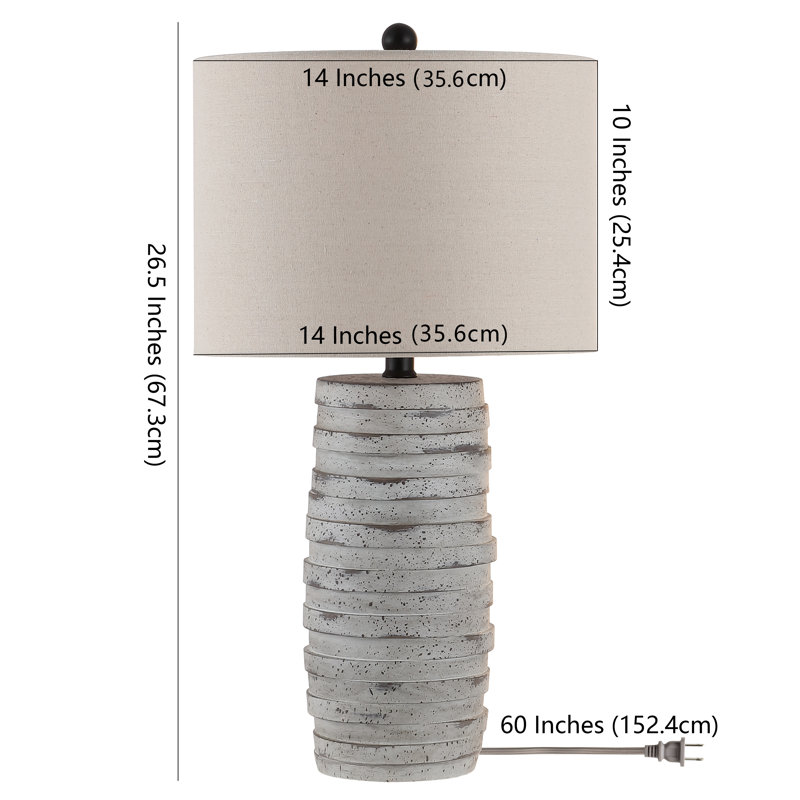 Lampe de table 26,5 po Aldonia