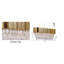 Lustre ovale en cristal 7 lumières Transitional-26198028
