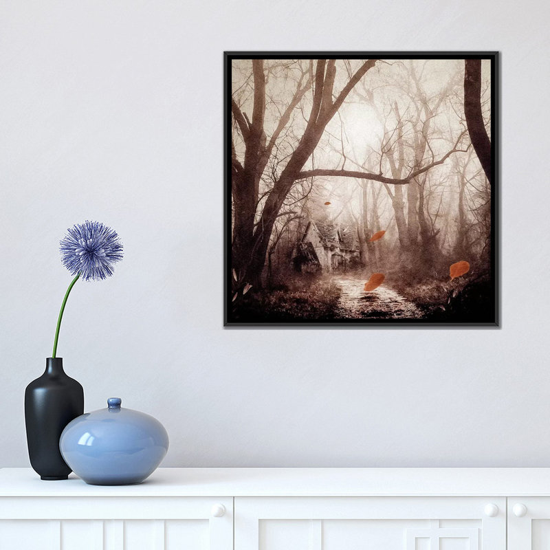 Secret Place, reproduction de photo sur toile tendue, H 18 po x l 18 po x P 1,5 po, Toile avec cadre noir, Pas de tapis