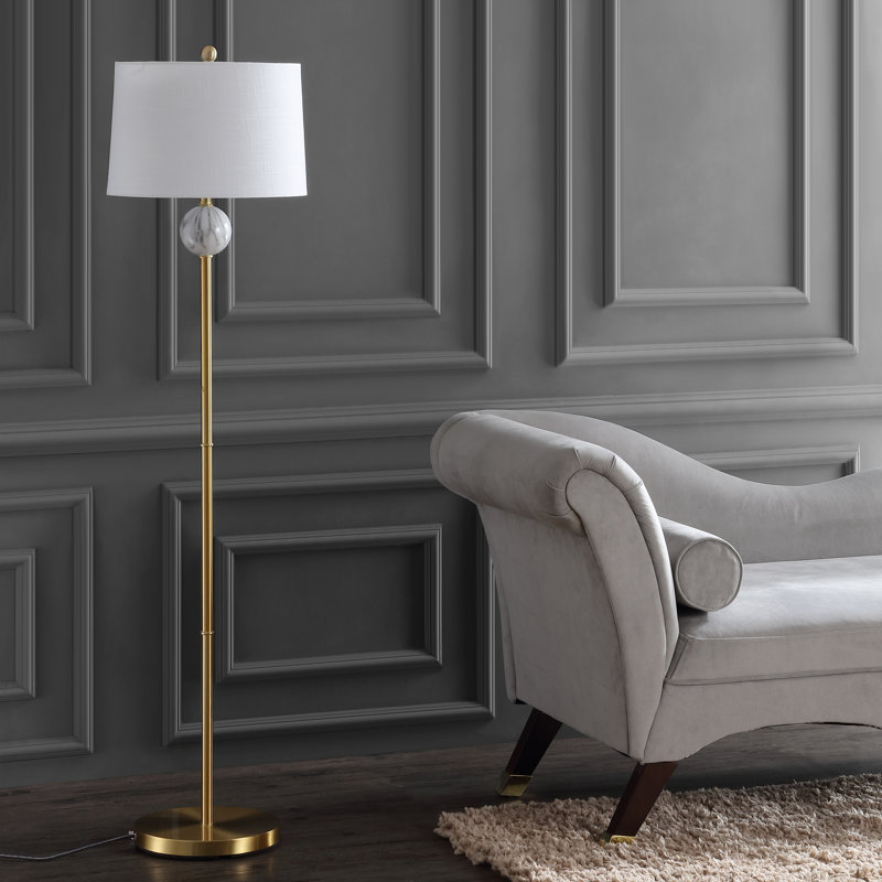 Marple 60'' Brass Gold Traditional Floor Lamp