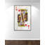King Of Hearts - Floater Frame Print on Canvas-248096107