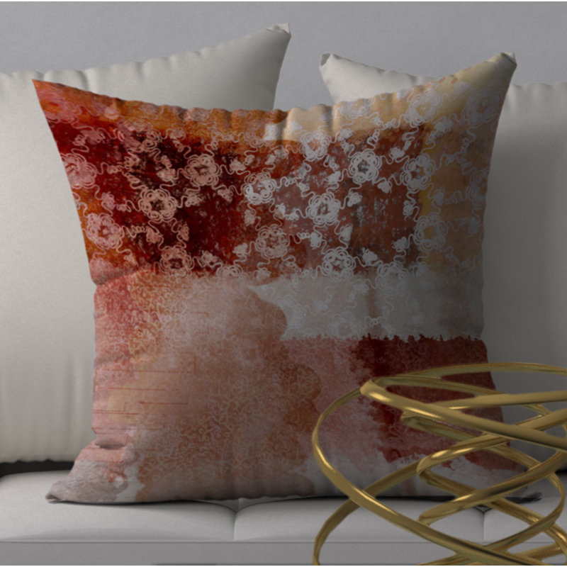 Housse de coussin carrée/insert, 18 po x 18 po