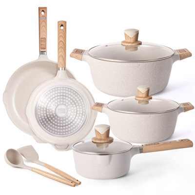 10 - Piece Non-Stick Aluminum Cookware Set