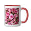 Pink Roses Flowers Ceramic Mug, 11oz