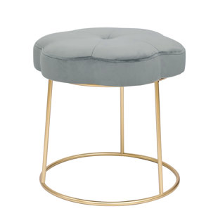 Velvet Ottoman