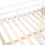 Lit mezzanine pleine grandeur avec tablettes et bureau en blanc - Structure compacte en bois massif idéale pour les chambres à coucher. Les tablettes de l 80,7 po x H 65,7 po créent un coin d'étude confortable-455971657-455971656