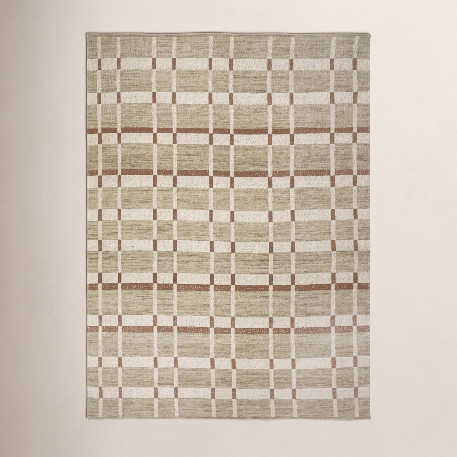 Flatweave Wool Rug, Rectangle 3' x 5'