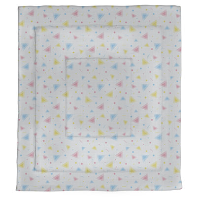 Édredon simple réversible Katelyn Elizabeth Trapezoids