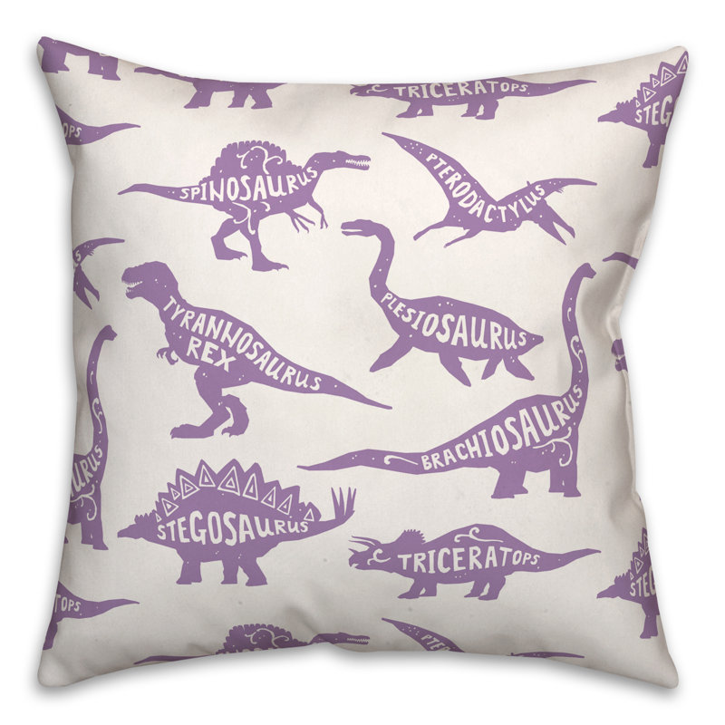 Housse de coussin carrée/insert, Violet