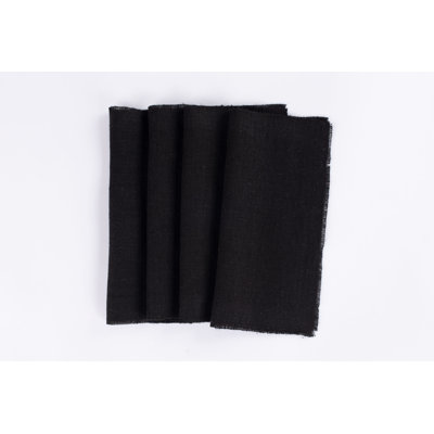 RAPHAEL LINEN COCKTAIL NAPKIN SET (Set of 4)