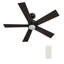Ventilateur de plafond intelligent avec télécommande, ensemble d'éclairage, fonctionne avec l'assistant Google et Amazon Alexa, raccourci Siri.-372487883-394624707