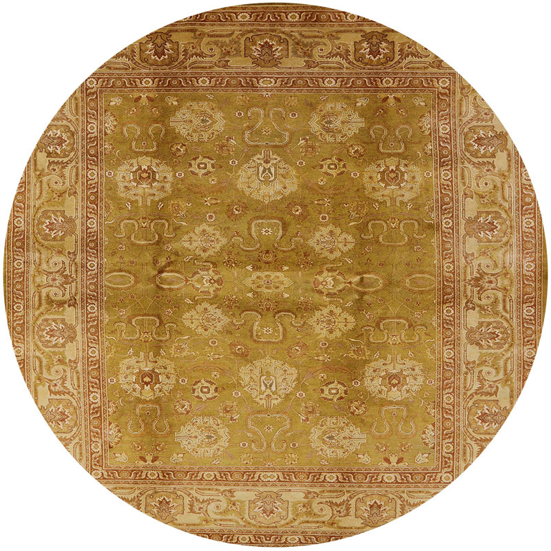 Claridy Moroccan Indoor Rug, Round 8'