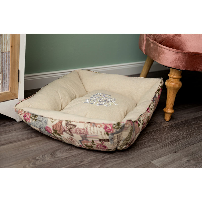 Emmet Floral Bolster Pet Bed