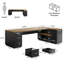 85.8" L-Shaped Executive Desk-112014208