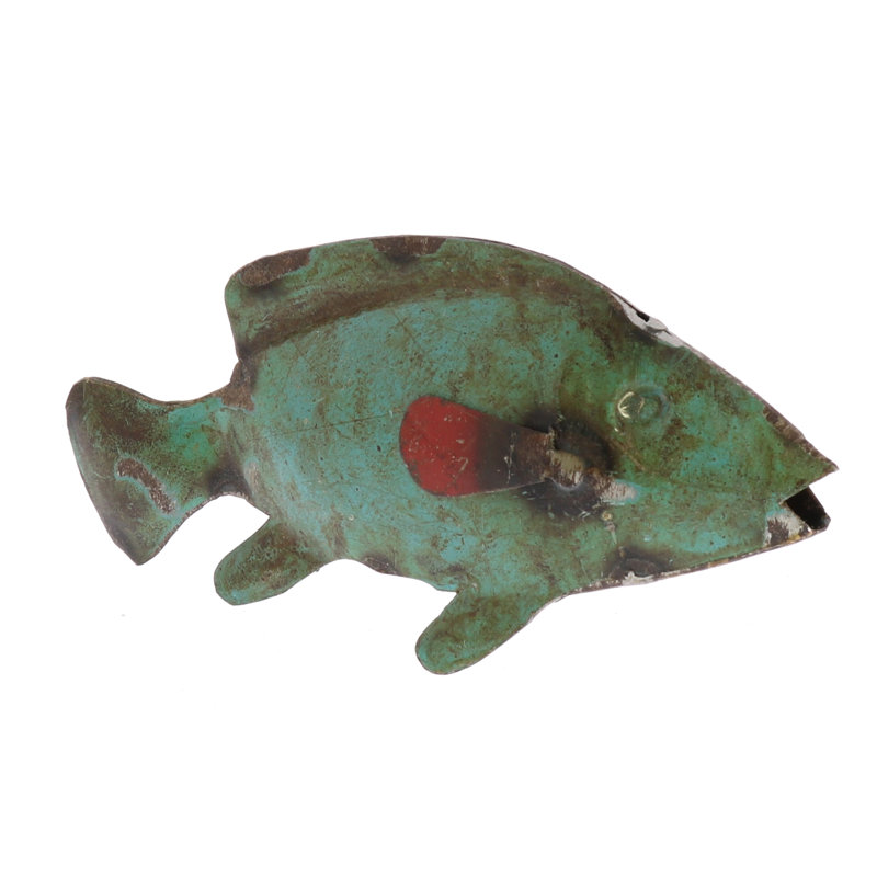 Figurine couleur assortis de poisson en métal Zowie