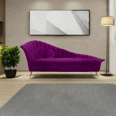 Recliner in solid wood and sponge flannelette