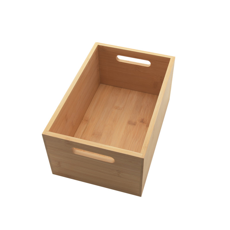 Bamboo Drawer Organizer, 12" L x 8" W x 5.5" H
