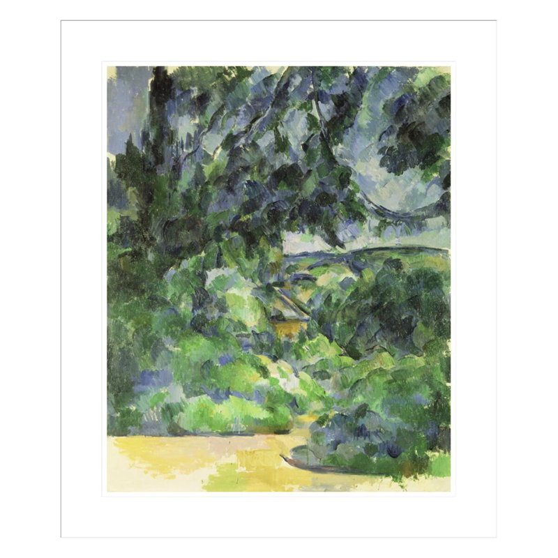 Landscape by Paul Cézanne -Framed Giclee Print, 27.53" H x 23.5" W