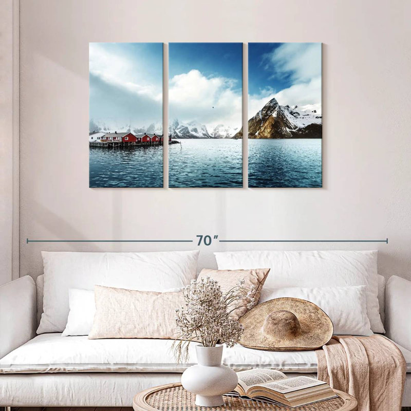 Nicci Lofoten Island Village, 28" H x 45" W