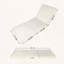 Chaise longue en bois d'acacia avec coussin hydrofuge 3 fois et dossier réglable-1269870634