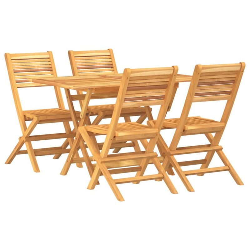 Clarks Rectangular 4 - Person 120Cm Long Teak Dining Set