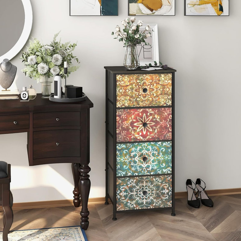42cm W Manufactured Wood Bedside Table