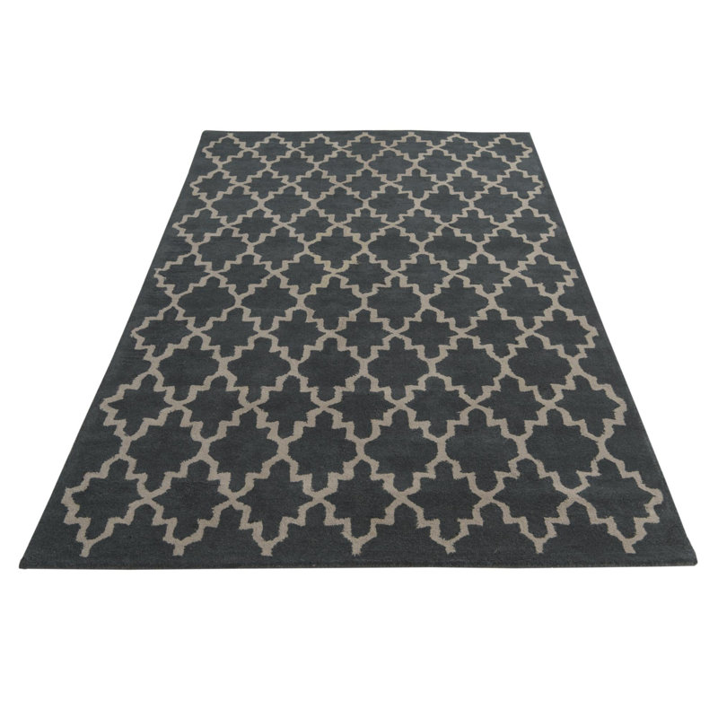 Tapis noir Otto