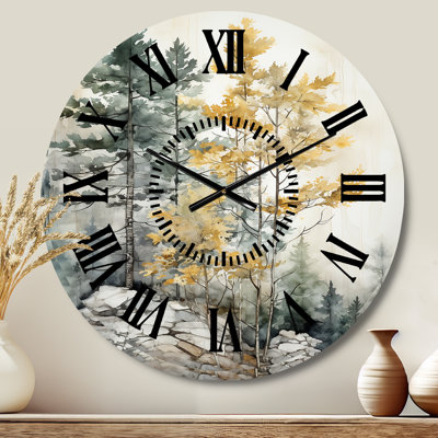 Horloge murale Forest
