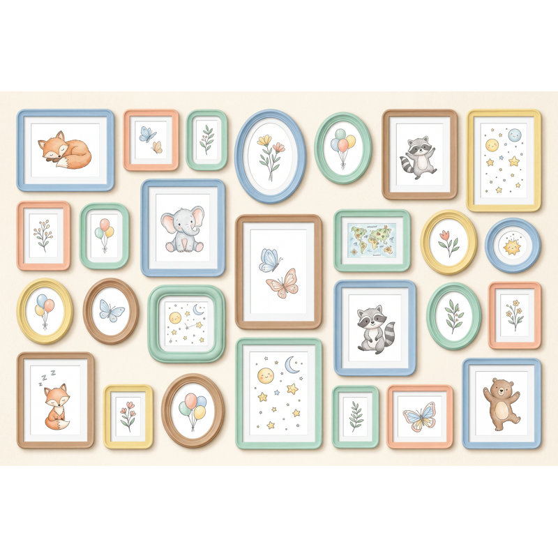 Papier peint carte du monde chambre d'enfant, Texturé non collé, 140 po x 108 po