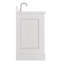 Ensemble de meuble-lavabo simple 42,25 po avec plateau en quartz Abshire-94668840