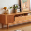Japanese style design sense solid wood TV cabinet-106262500
