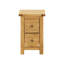Aubusson 35cm W Solid + Manufactured Wood Bedside Table-125308391-90296346