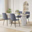 Ensemble de table de salle à manger 70,9 po Marble Texture-1587023303-1587023306-1587475902