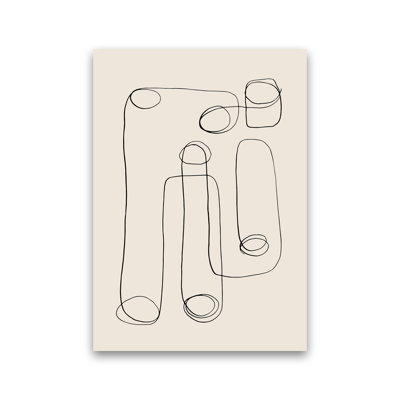 Abstract Line Doodles - Print