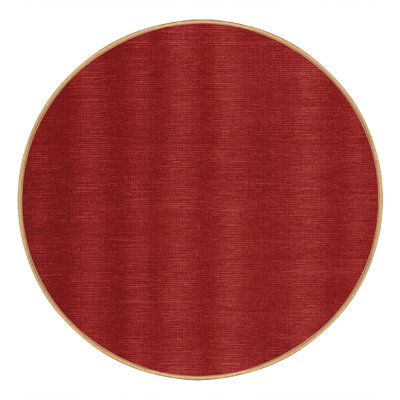 Machine Washable Solid Brown Area Rug