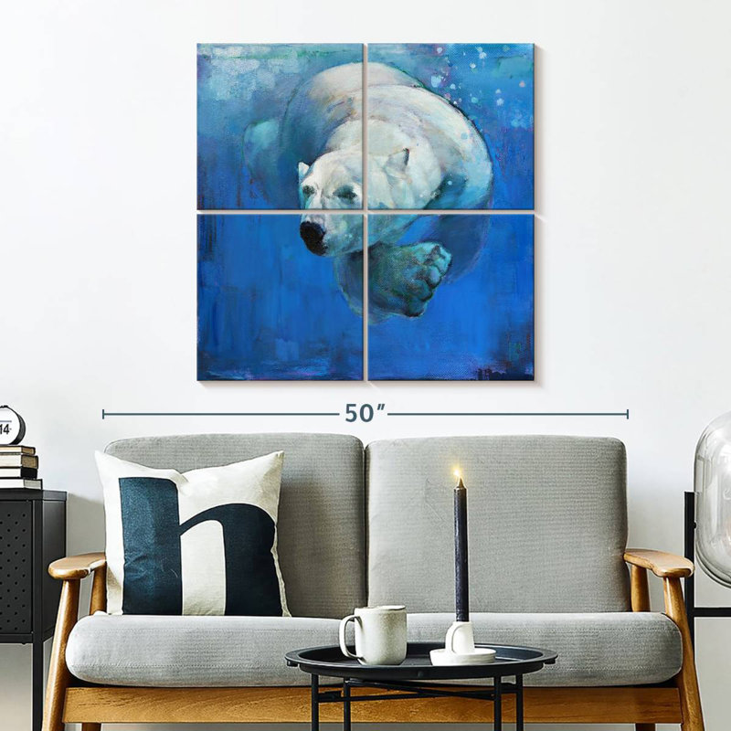 Brampt Deep Blue, 32" H x 32" W